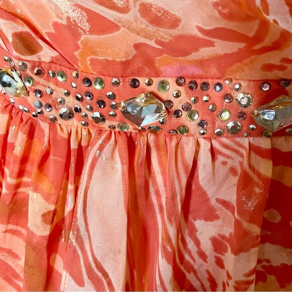 Jump Apparel Y2K High Low Strapless Prom Dress 13/14 - Picture 4 of 14